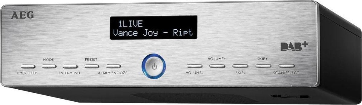 AEG Keukenradio met DAB+ KRC 4368 2.5 W zilver