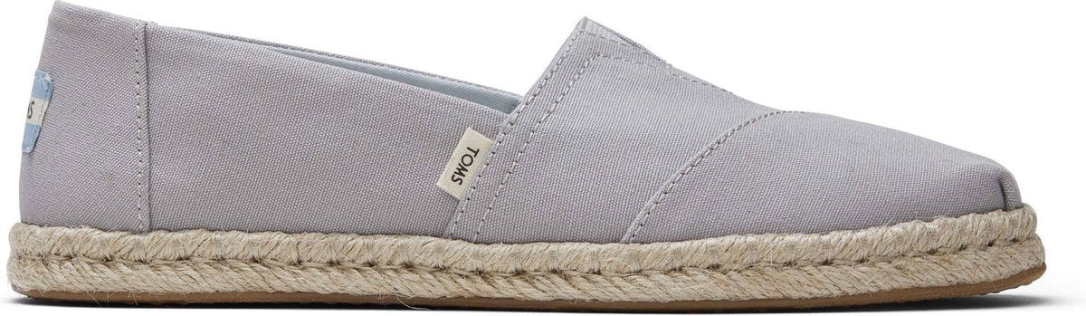 TOMS Alpargata Rope Plant Dye Dames Espadrille - Grey - Maat 39