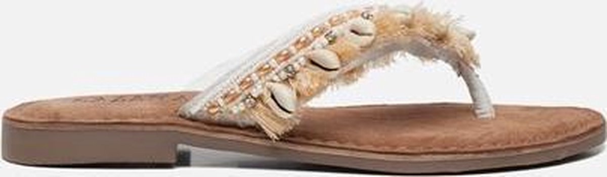 Lazamani Slippers wit - Maat 39