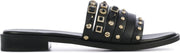 Bronx Vrouwen Leren  Slippers / Damesschoenen 84821-aa - Zwart - Maat 38