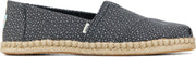 Toms Vrouwen Textiel Espadrilles / Damesschoenen  -   Alpargata dots - Zwart - maat 38