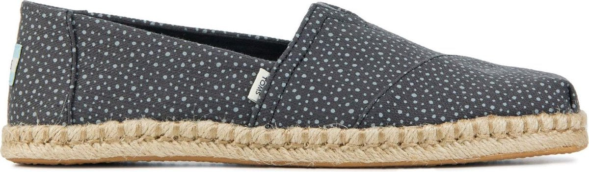 Toms Vrouwen Textiel Espadrilles / Damesschoenen  -   Alpargata dots - Zwart - maat 38