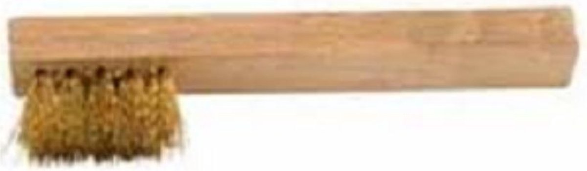 Cyclus Bougieborstel Hout/staal 10 Cm Blank/goud