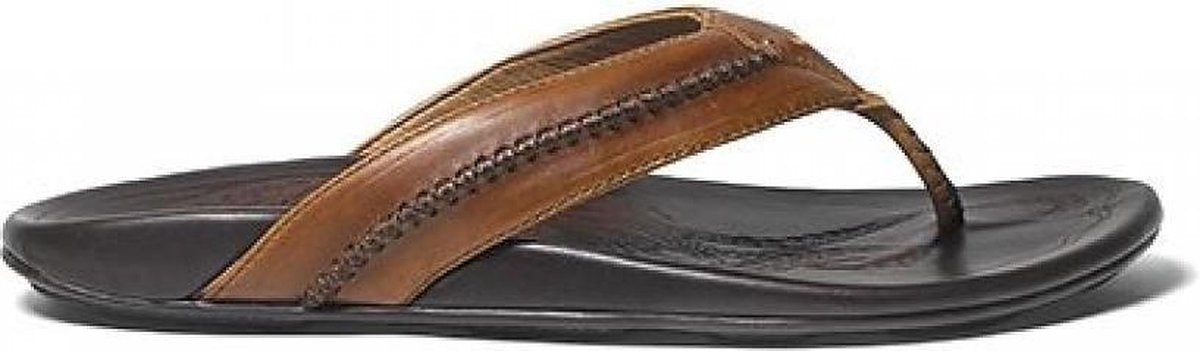 Olukai Heren Slippers Mea Ola - Bruin - Maat 43