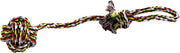 Katoen flossy speelgoedbal met handvat medium 75gr