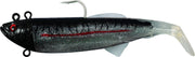 Zeevis Shad - 440g - Zwart/Zilver - met loodkop - 5 x 1 stuks
