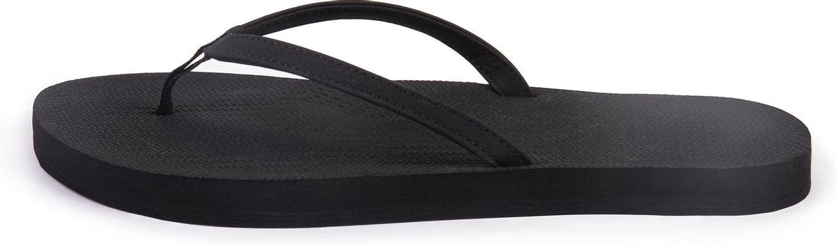 Indosole Flip Flops Essential Dames Slippers - Zwart - Maat 41/42