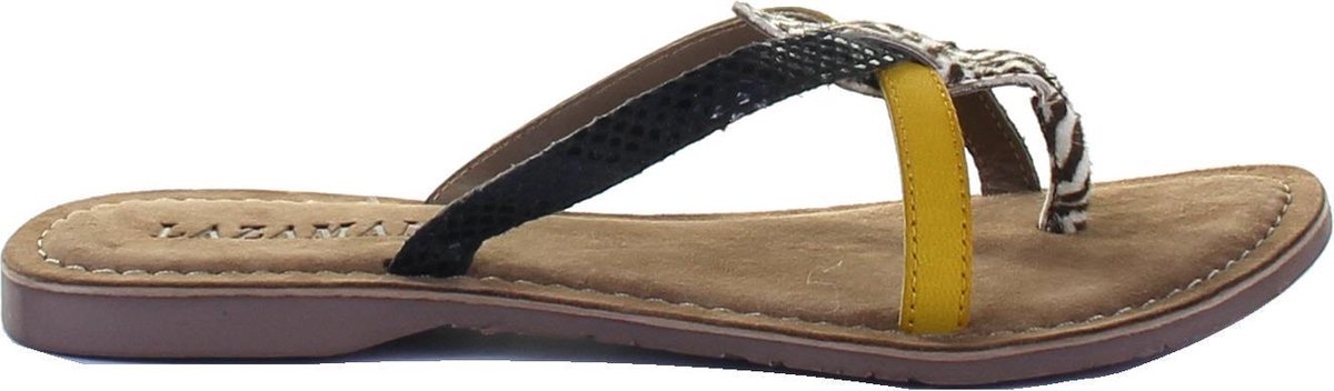 Lazamani 75.644 Slippers - Dames - Geel - Maat 42