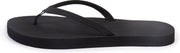 Indosole Flip Flops Essential Dames Slippers - Zwart - Maat 35/36