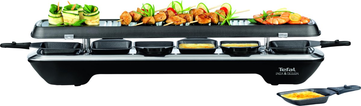 Tefal Simply Line Inox & Design RE5228 - Gourmetstel - 6 personen