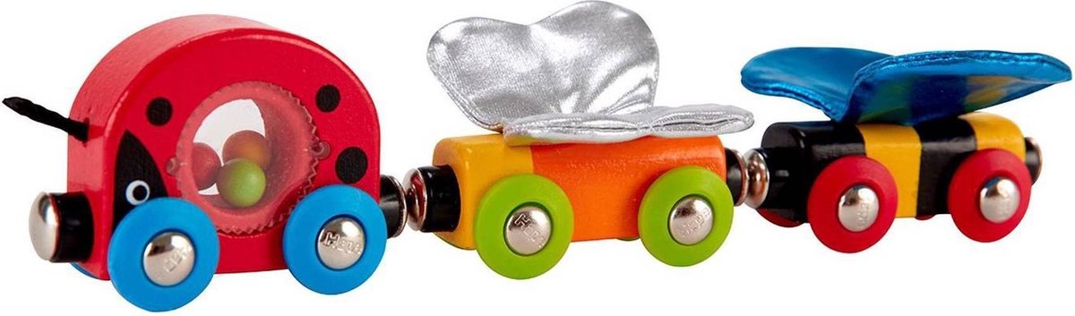 Hape Houten Trein Ladybug 3-delig