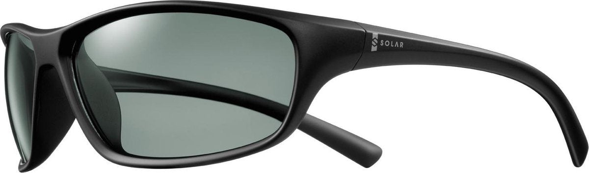 Solar zonnebril heren cat.3 - gepolariseerd - zwart/groen (JSL1509)