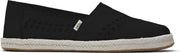 Toms Alpargata Dames Espadrille - Black - Maat 36