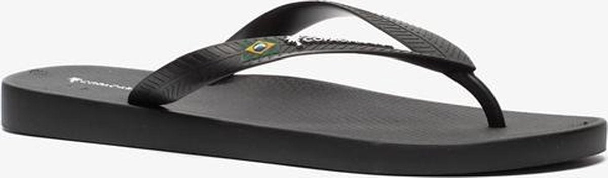 Copacabana vegan heren teenslippers - Zwart - Maat 45/46