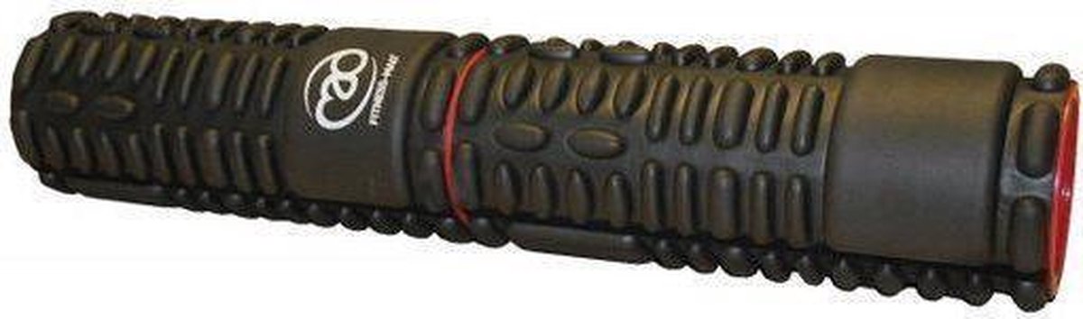 MADFitness - Dubbele Varimassage Foamroller - Diameter 12 cm - Lengte 61 cm - Zwart