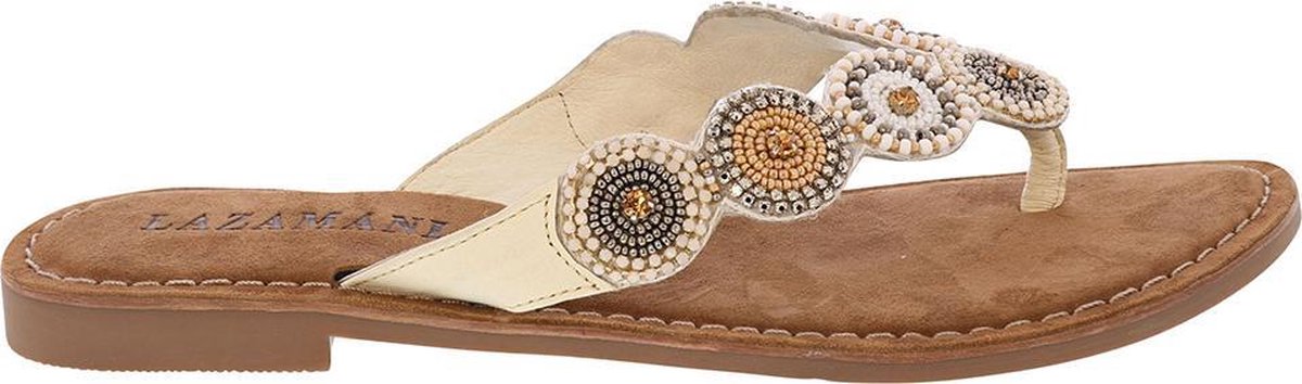 Lazamani Slippers wit - Maat 42