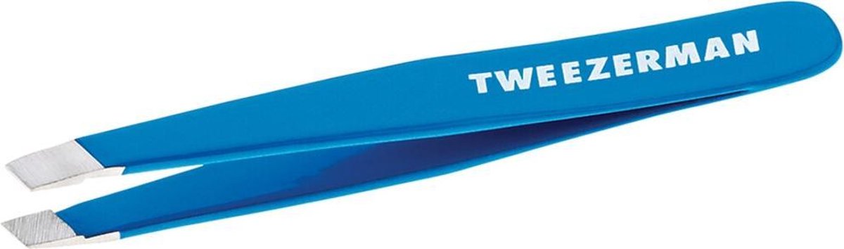 Tweezerman - Mini Slant Tweezer - Bahama Blue - Pincet