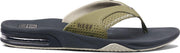 Reef Slippers - Maat 46 - Mannen - olijfgroen/zwart