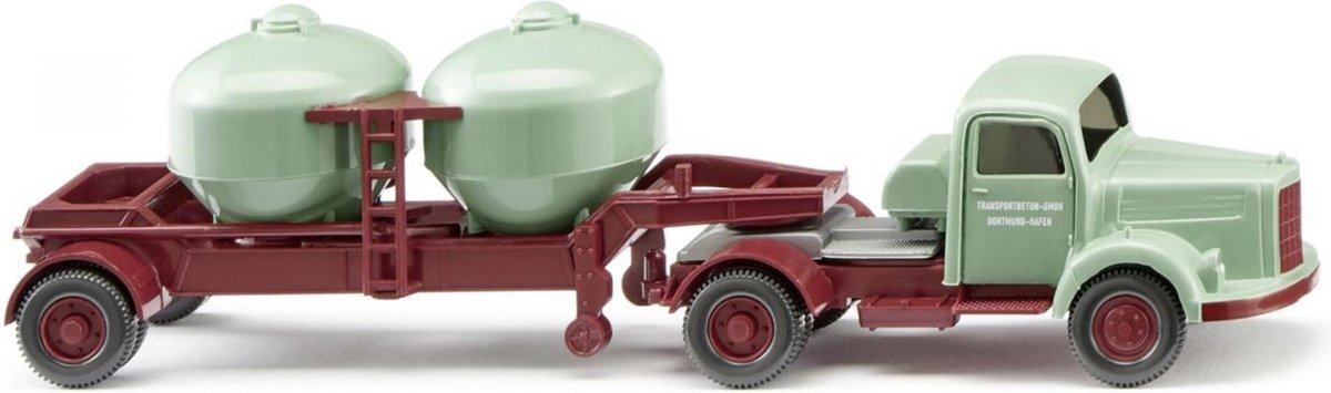 WIKING MERCEDES BENZ  L 3500 Zementsattelzug 'Transportbeton GmbH' schaalmodel 1:87