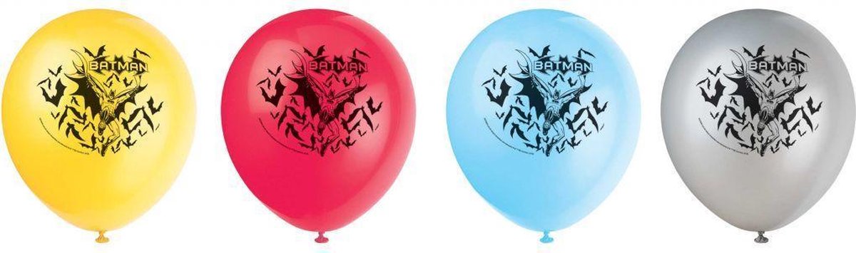 Batman Ballonnen 8 stuks