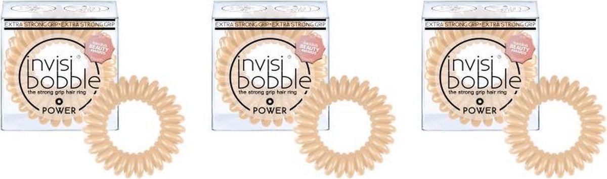 invisibobble POWER To Be or Nude to Be - 9 stuks