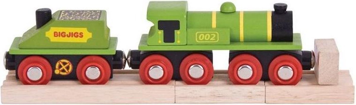 Bigjigs Big Green Engine + Coal Tender