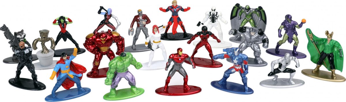 Jada Speelfiguren Marvel Wave 5 Junior  Die-cast 20-delig