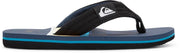 Quiksilver Molokai Layback Youth Jongens Slippers - Black/Blue/Black - Maat 31