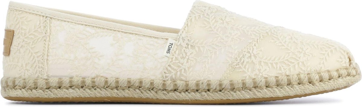 Toms Vrouwen Textiel Espadrilles / Damesschoenen  -   Alpargata lace - Wit - maat 38