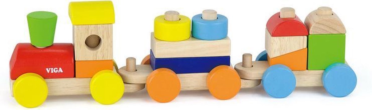 Vigatoys Bouwtrein 3-dlg