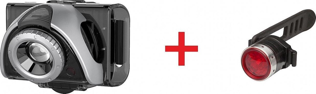 Ledlenser B5R grs + B2R - Professionele Fietsverlichting - USB Oplaadbaar