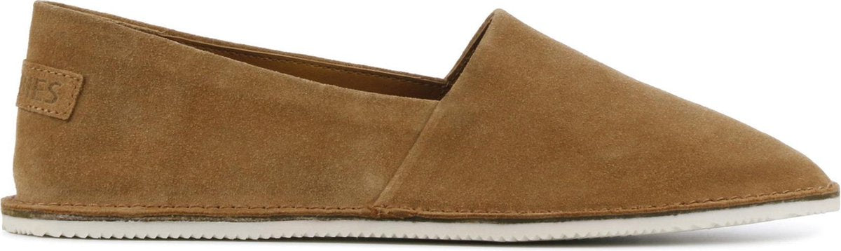 Shabbies Amsterdam Vrouwen Suède Instapschoenen / Damesschoenen / Instapper 120020009 - Cognac - Maat  37