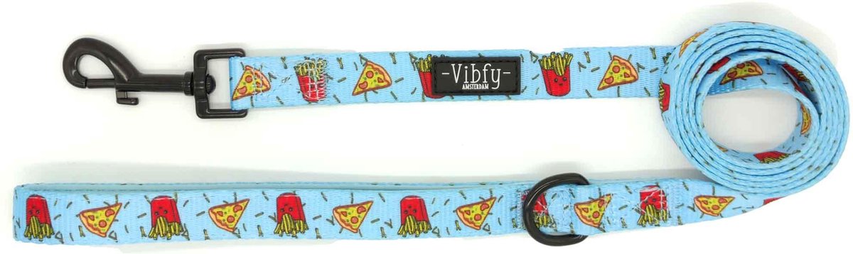 Vibfy | Hondenriem | Pizza & Fries! | One-size