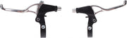 M-wave Remgrepen Set V-brake/cantilever 3-vinger Zwart/zilver