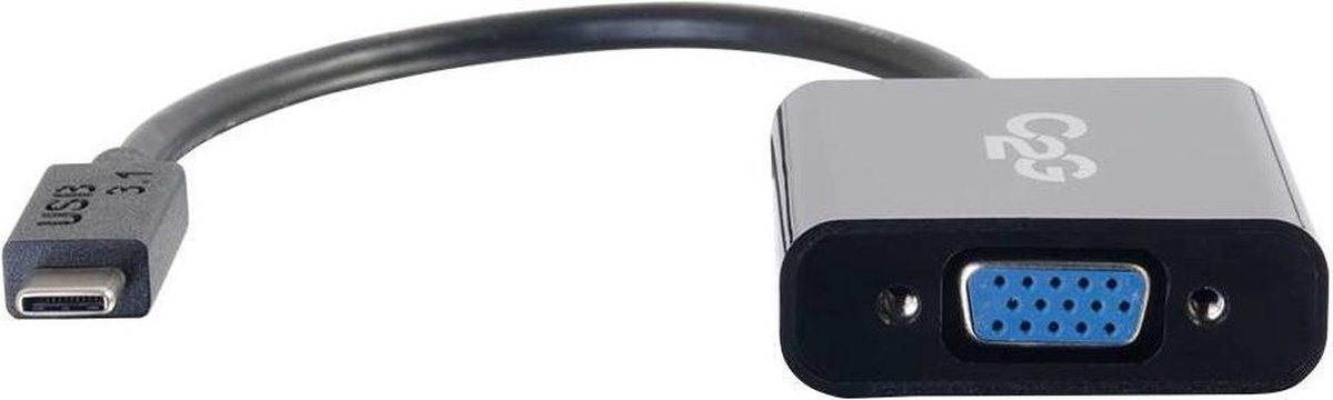 C2G kabeladapters/verloopstukjes USB3.1-C/VGA