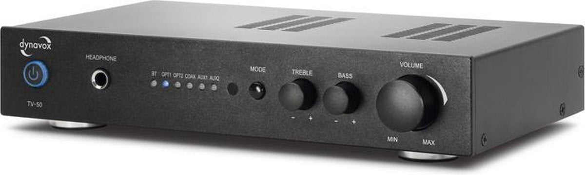 Dynavox TV-50 ompacte versterker bluetooth optische en coax