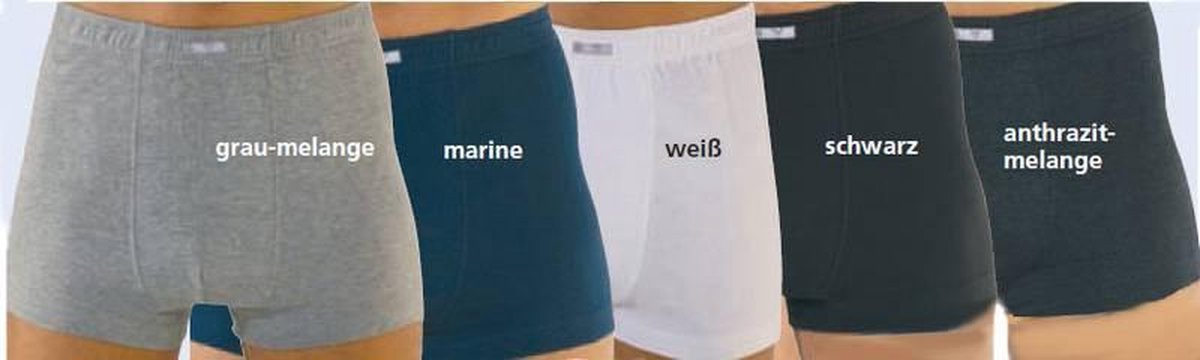 Boxershort marineblauw maat 10