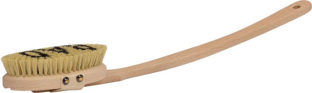 Badborstel Hout | Rugborstel Hout met Zachte Haren en Afneembare Steel