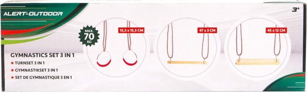 Alert Outdoor 3in1 Gymnastiekset