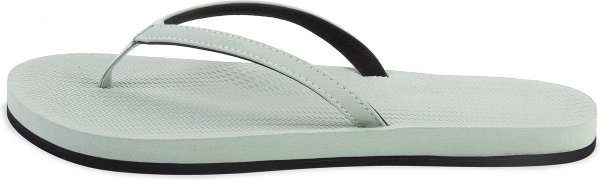 Indosole Flip Flop Essential Dames Slippers - Lichtgroen - Maat 35/36