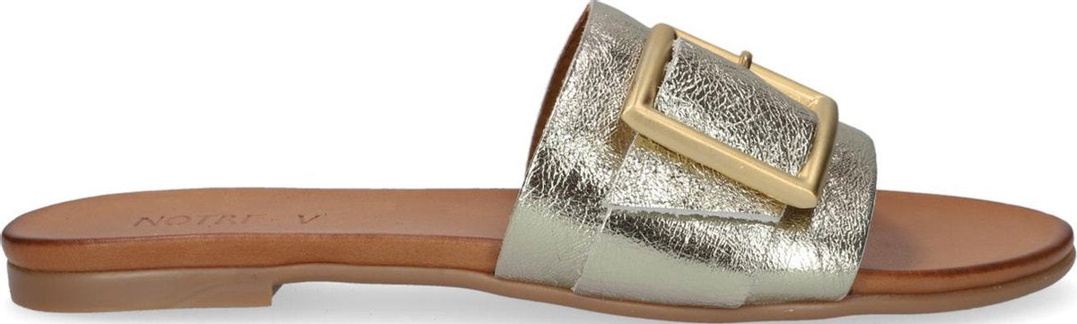Notre-V 10201 Slippers - Dames - Goud - Maat 37