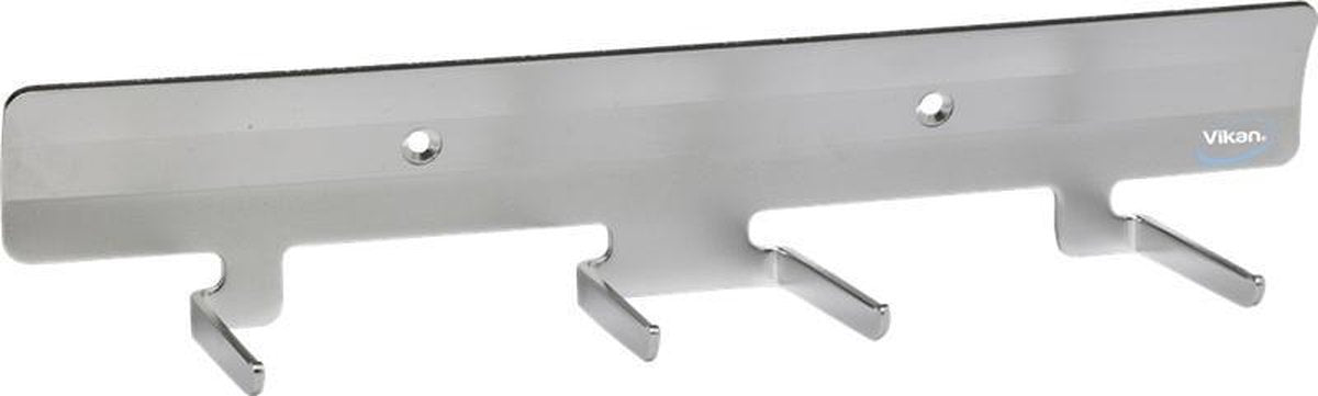 Vikan Hygiene 617 ophangrek rvs 32 cm 4 haken incl bevestigingsmateriaal