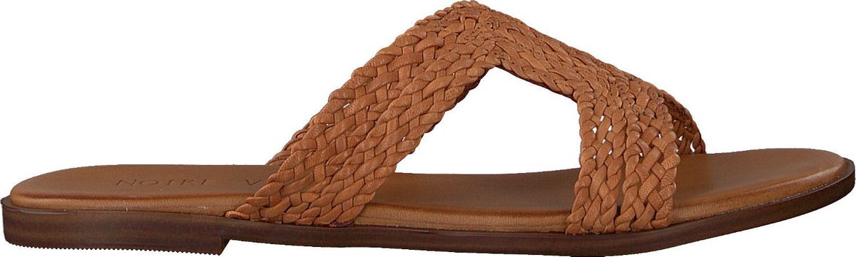 Notre-V 443033 Slippers - Dames - Cognac - Maat 39
