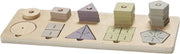 Byastrup Vormen- En Rekenspel Junior 40 Cm Hout Lichtbruin 3 Delig