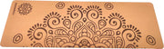 Samarali Moon Eclipse Yogamat van Kurk (toplaag) & Natuur rubber (onderlaag)|183x61x0.4 cm|Milieuvriendelijk|Antimicrobieel| met draagband en eBoek