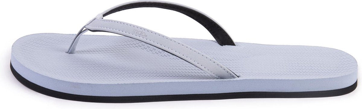Indosole Flip Flop Essential Dames Slippers - Lichtblauw - Maat 39/40