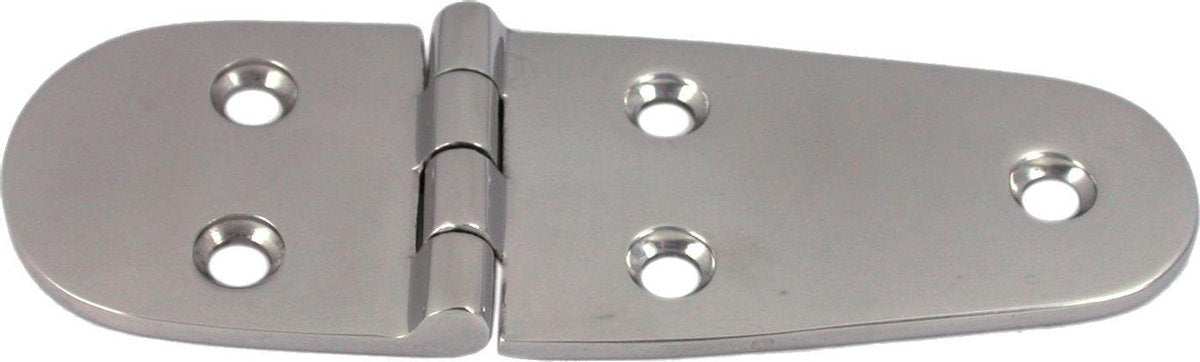 Staartscharnier - 110x38x2 - Rvs 304 - Knoop boven