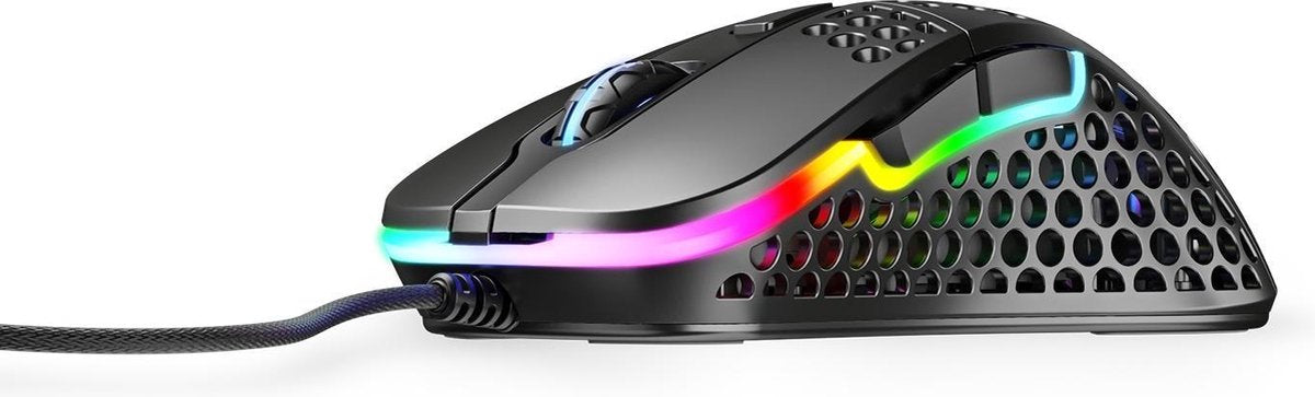 Xtrfy M4 Ultra Light - Optische Esport Gaming muis met RGB - Zwart