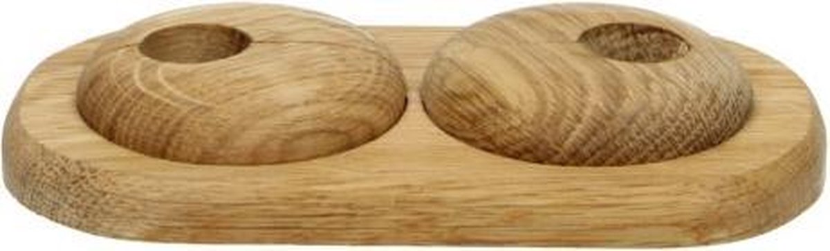 Duo-rozet variabel Ø 16 mm eiken nat. geolied