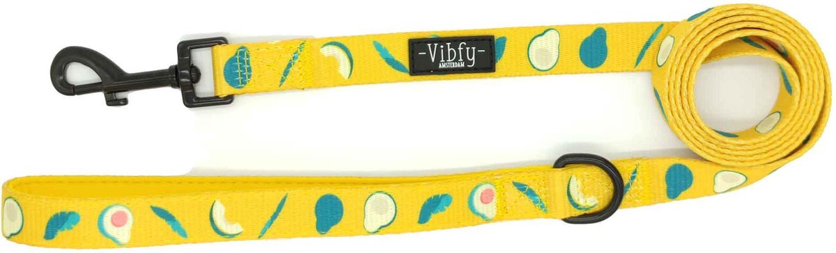 Vibfy | Hondenriem | Avocado Yellow! | One-size